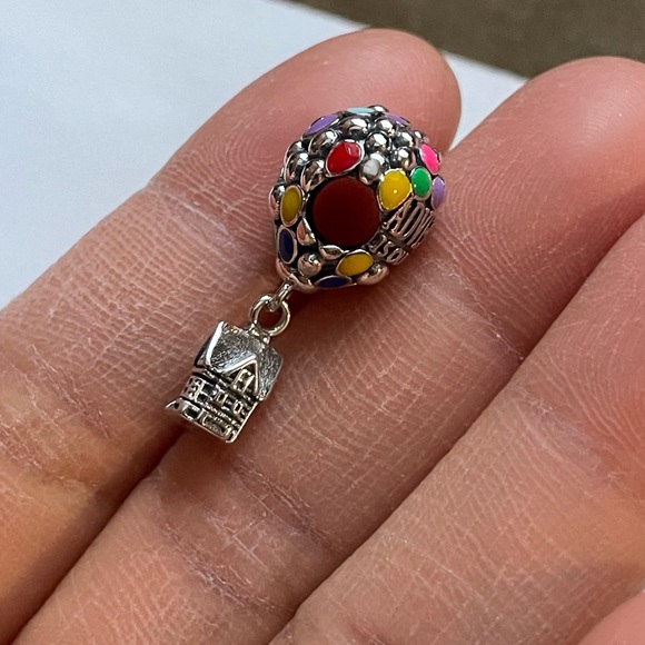 NWOT Disney Pixar Up House & Balloons Dangle Charm Dangle Charm Silver 925 - Picture 10 of 13